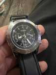 Zegarek Fossil Stalowy z gumowym paskiem