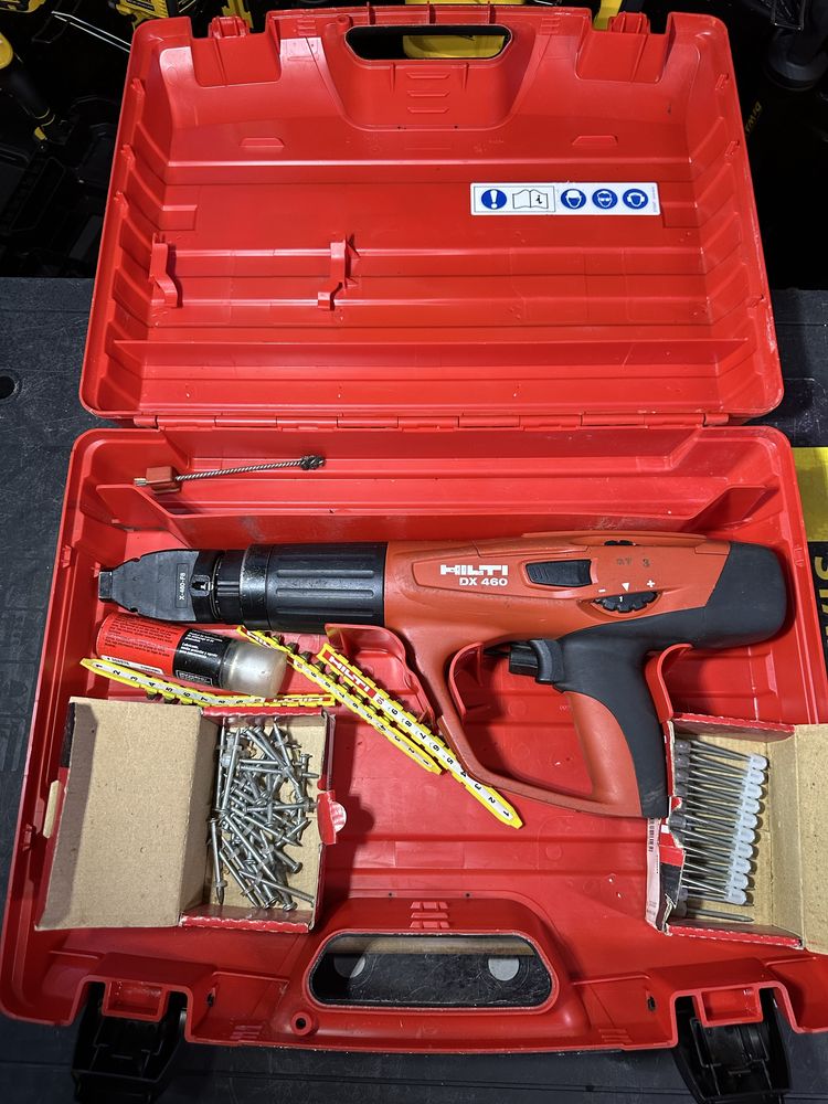 Пороховий монтажний пістолет Hilti DX 460 + hilti x 460 f8
