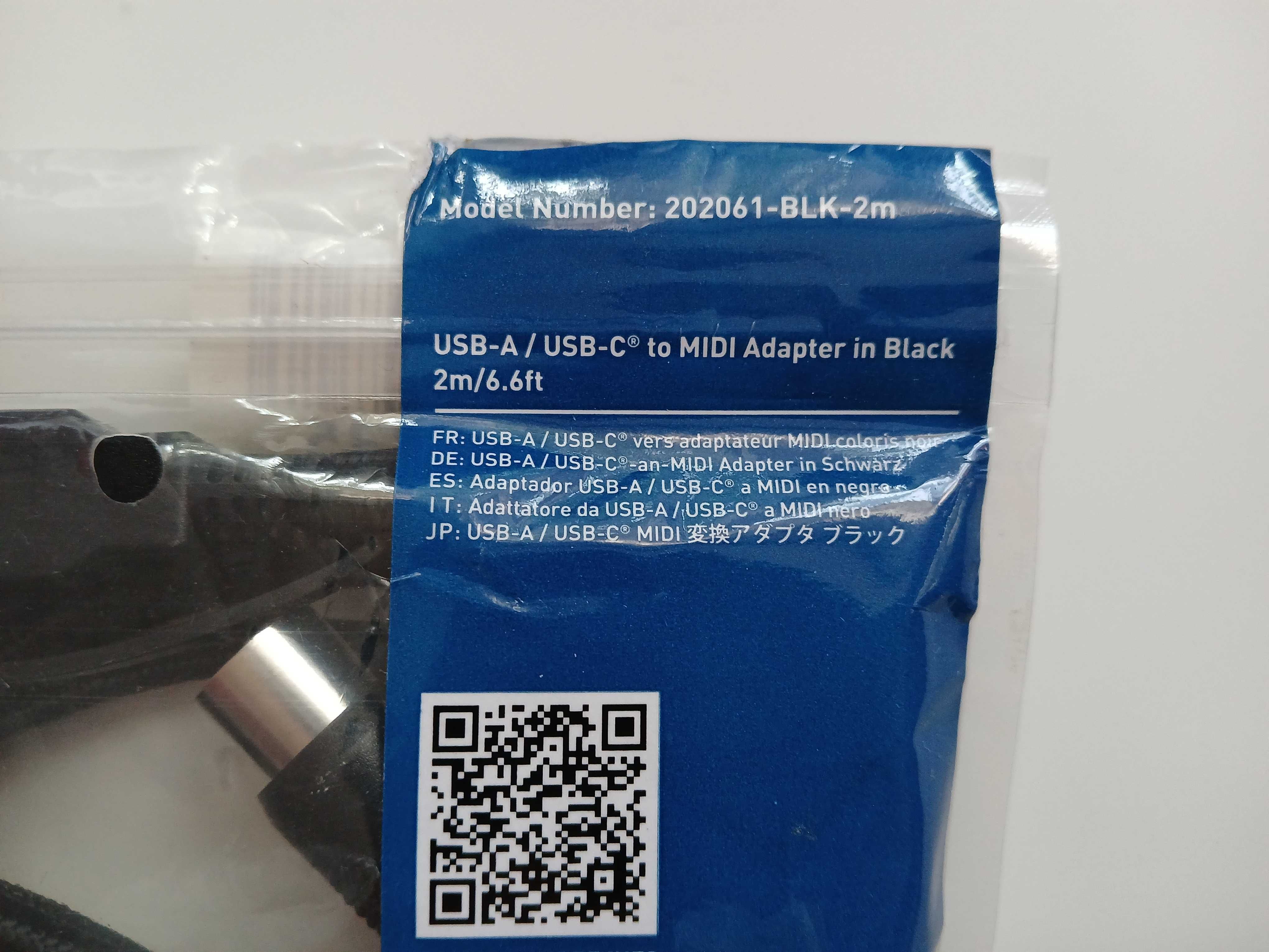 Adapter USB-A / USB-C do MIDI