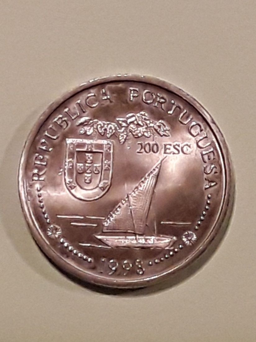 Moeda 200 escudos - Índia 1498 - Descobrimentos