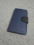 Etui do Samsung Galaxy S5 granatowe ekoskóra wallet nowe