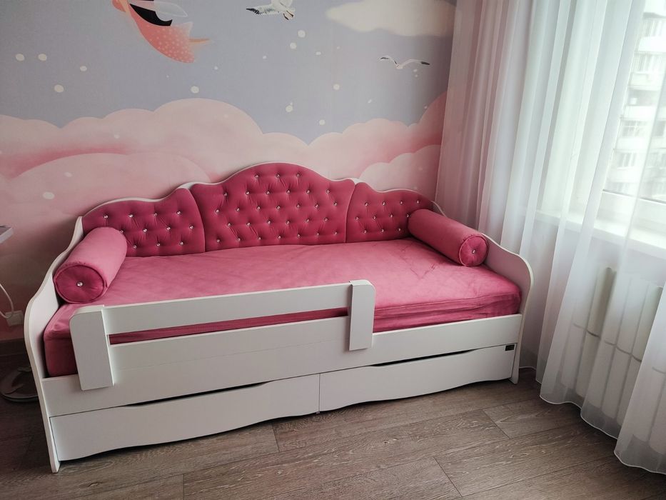 Только до 15.12! Кровать односпальная подростковая, детская Л-6 (ліжко