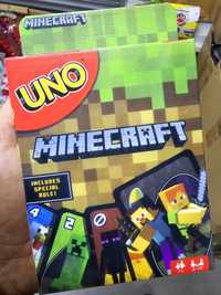 Super karty do gry dla dzieci Uno Minecraft nowe