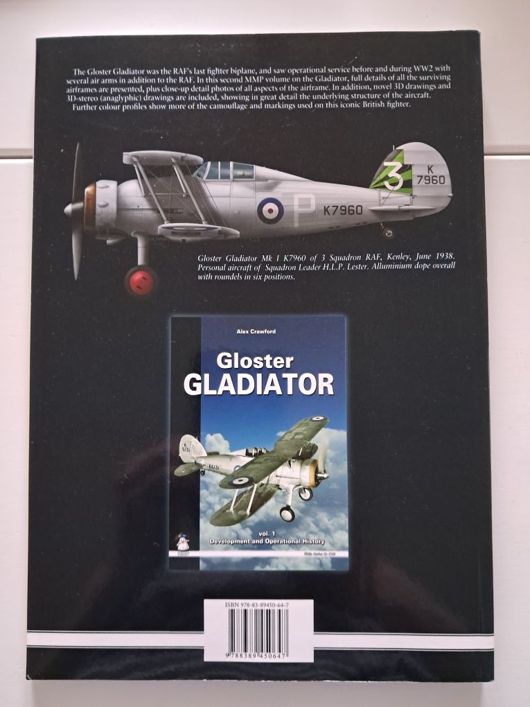 Książka w j. angielskim: Gloster Gladiator vol.2, autor: Alex Crawford