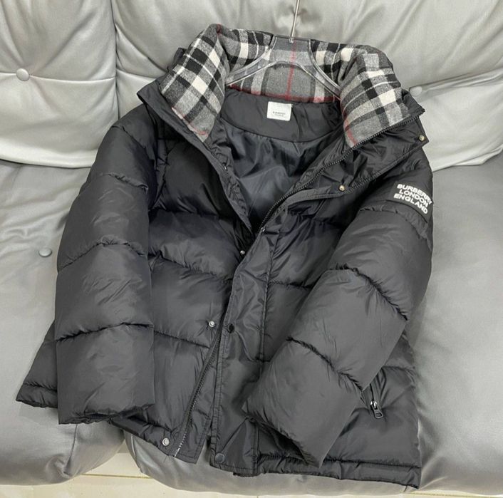 Пуховик Burberry/Пуховик барбері/Пуховик-жилетка Burberry/барбери