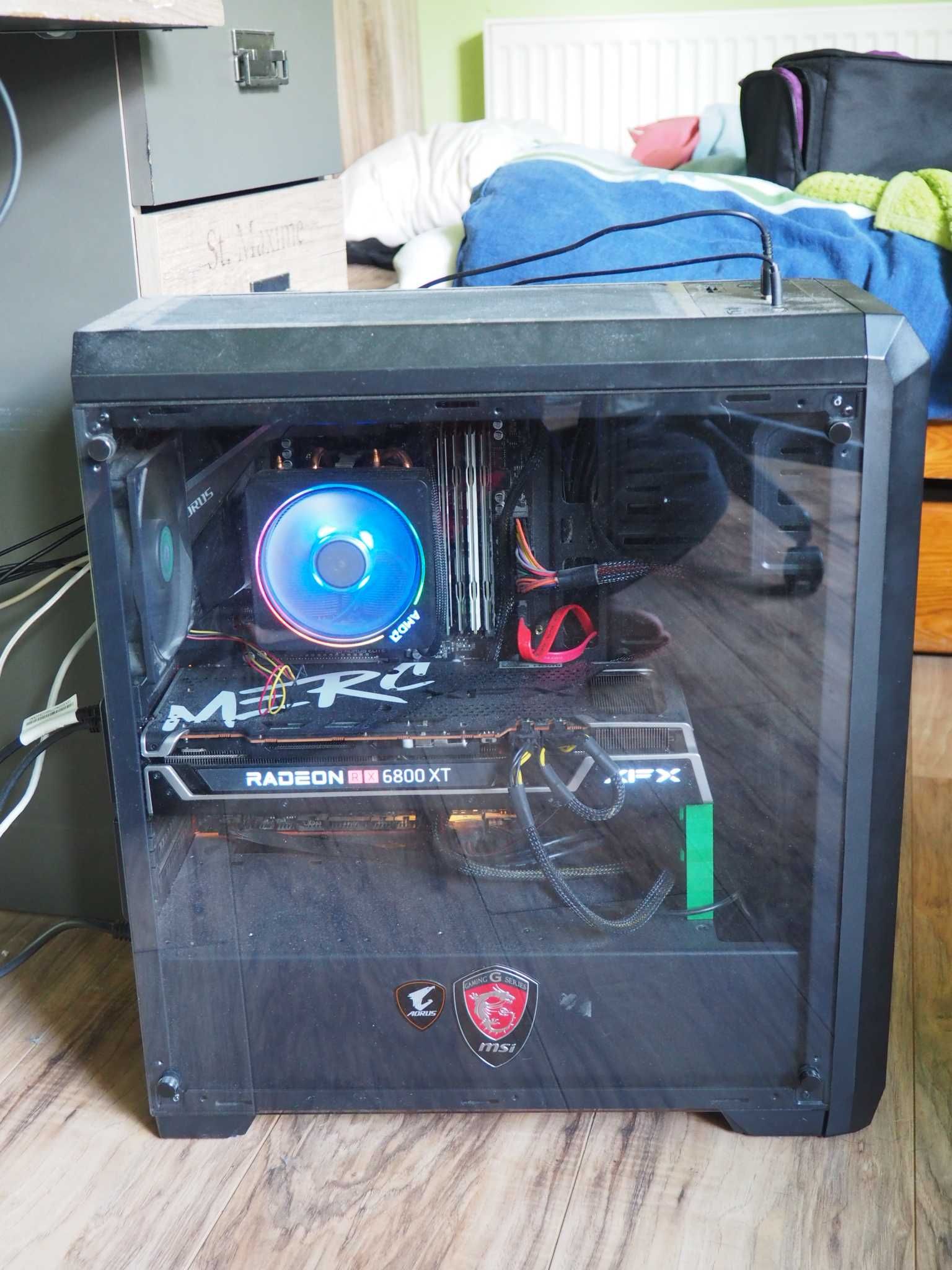Komputer Gamingowy - Radeon RX 6800 XT 16GB/Ryzen 7 3700X/24GB RAM