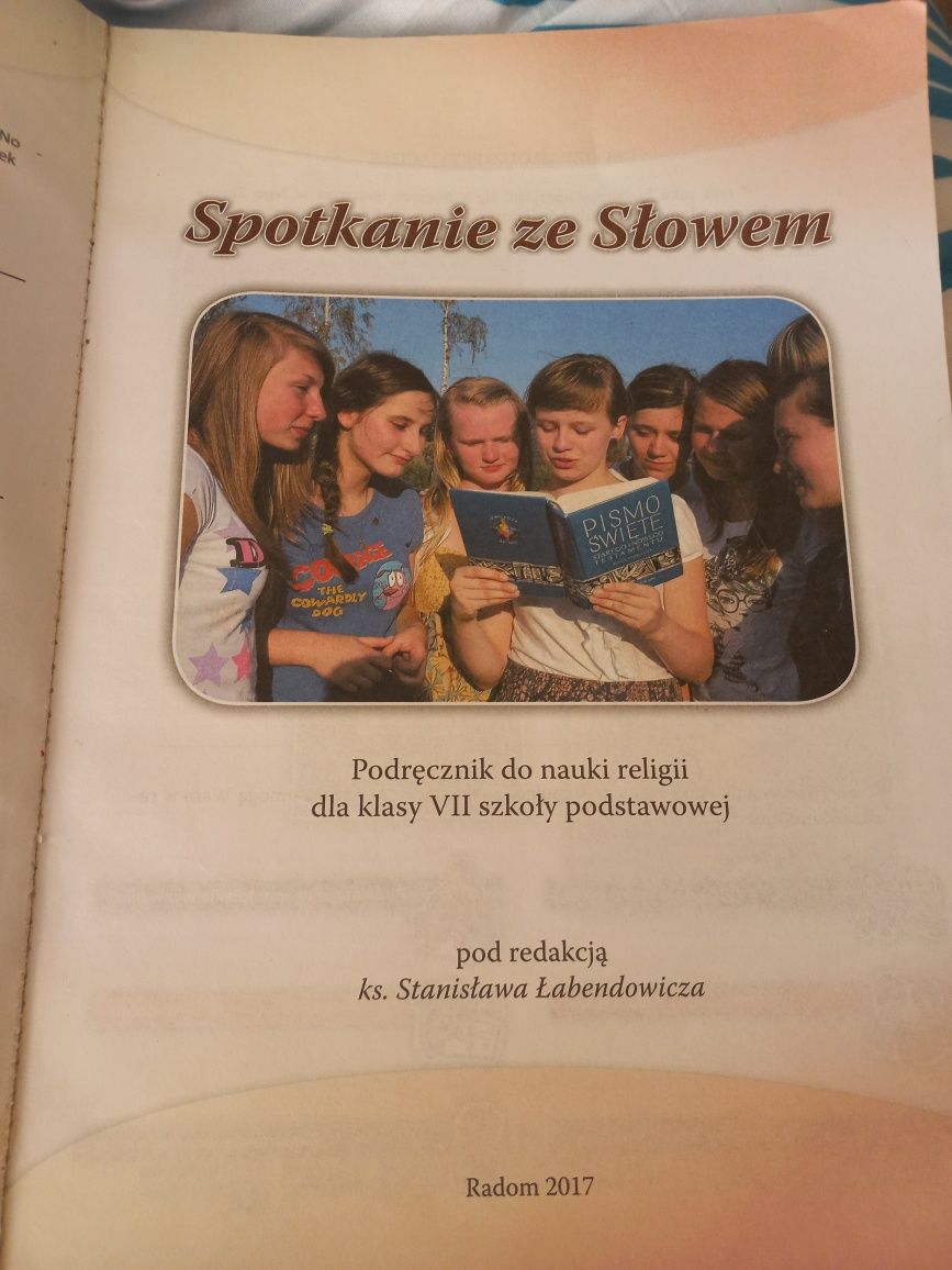 Książka Spotkanie ze słowem klasa 7 Religia