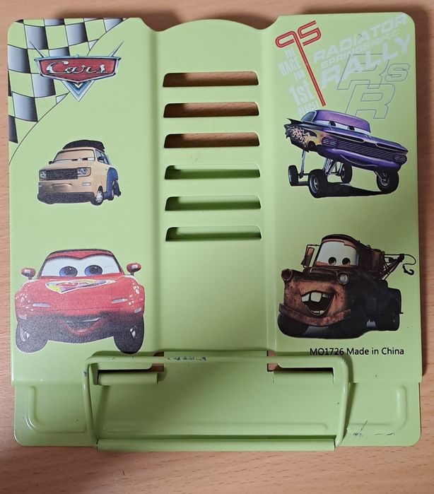 Підставка для книг Тачки металева