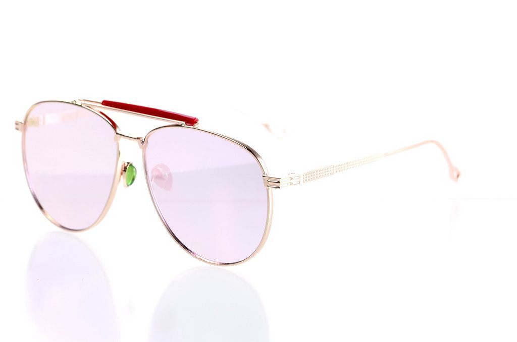 Жіночі сонцезахисні окуляри капли 8229pink 100% захист + футляр