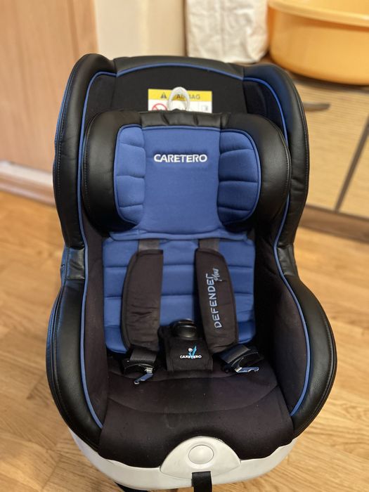 Fotelik samochodowy Caretero Defender Plus Isofix Niebieski 0-18Kg