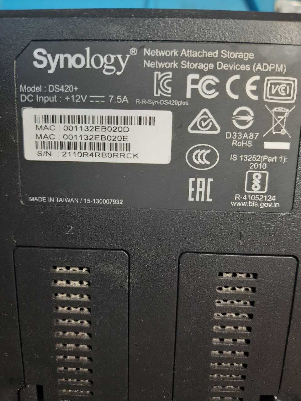 Розпродаж! Мережеве сховище Synology 4BAY DS423+ 64 терабайти на борту