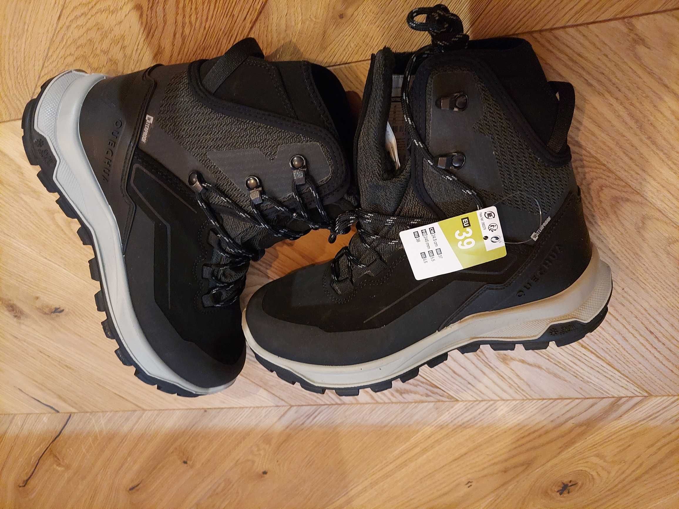 Buty, trapery rozm 39 Decathlon quechua Nowe