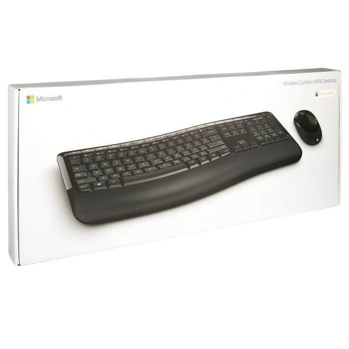 Клавиатура и мышь беспроводная Microsoft WL Comfort Desktop 5050 Black