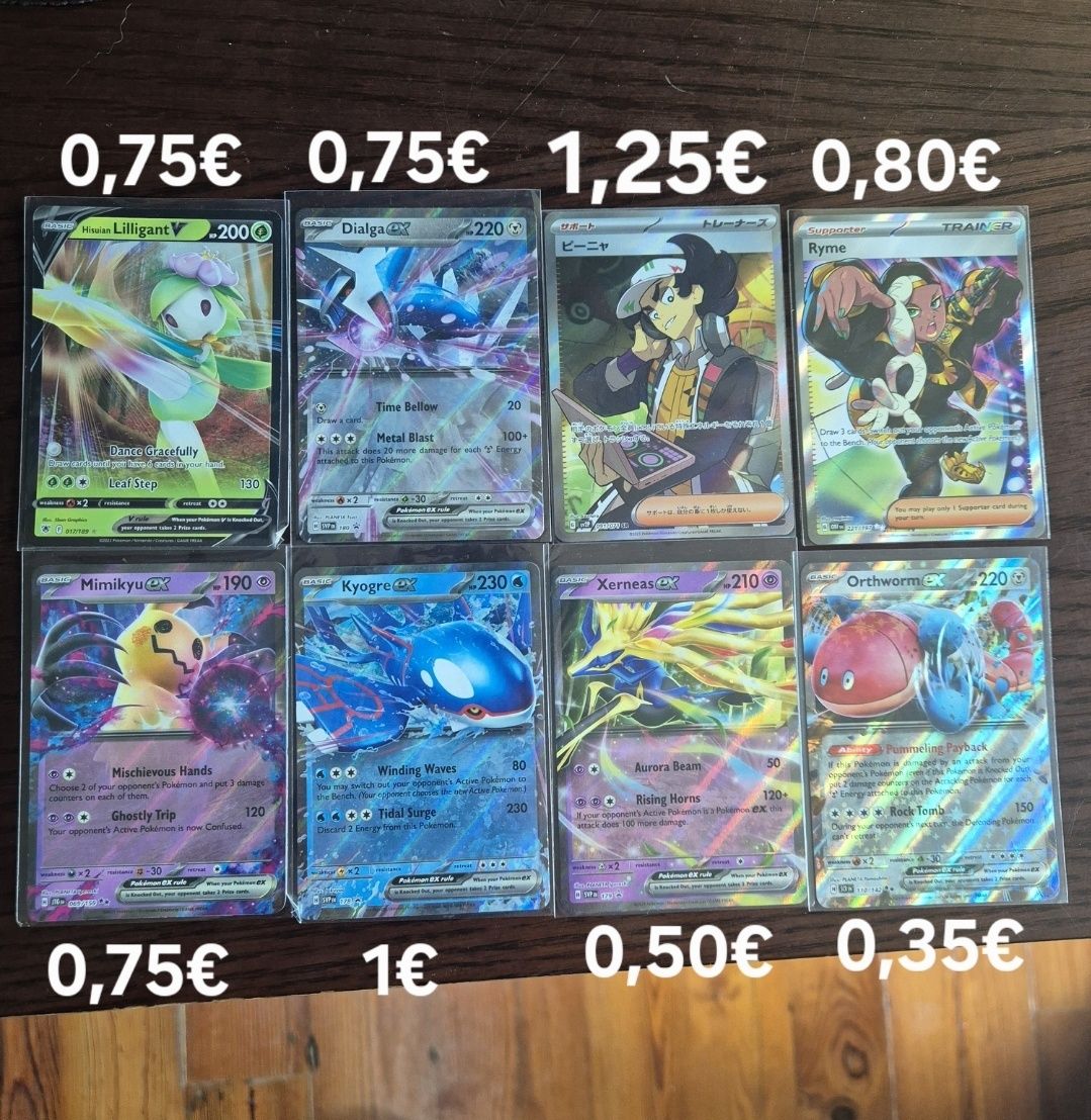 Vendo cartas pokémon double rare, promo e ultra-rare