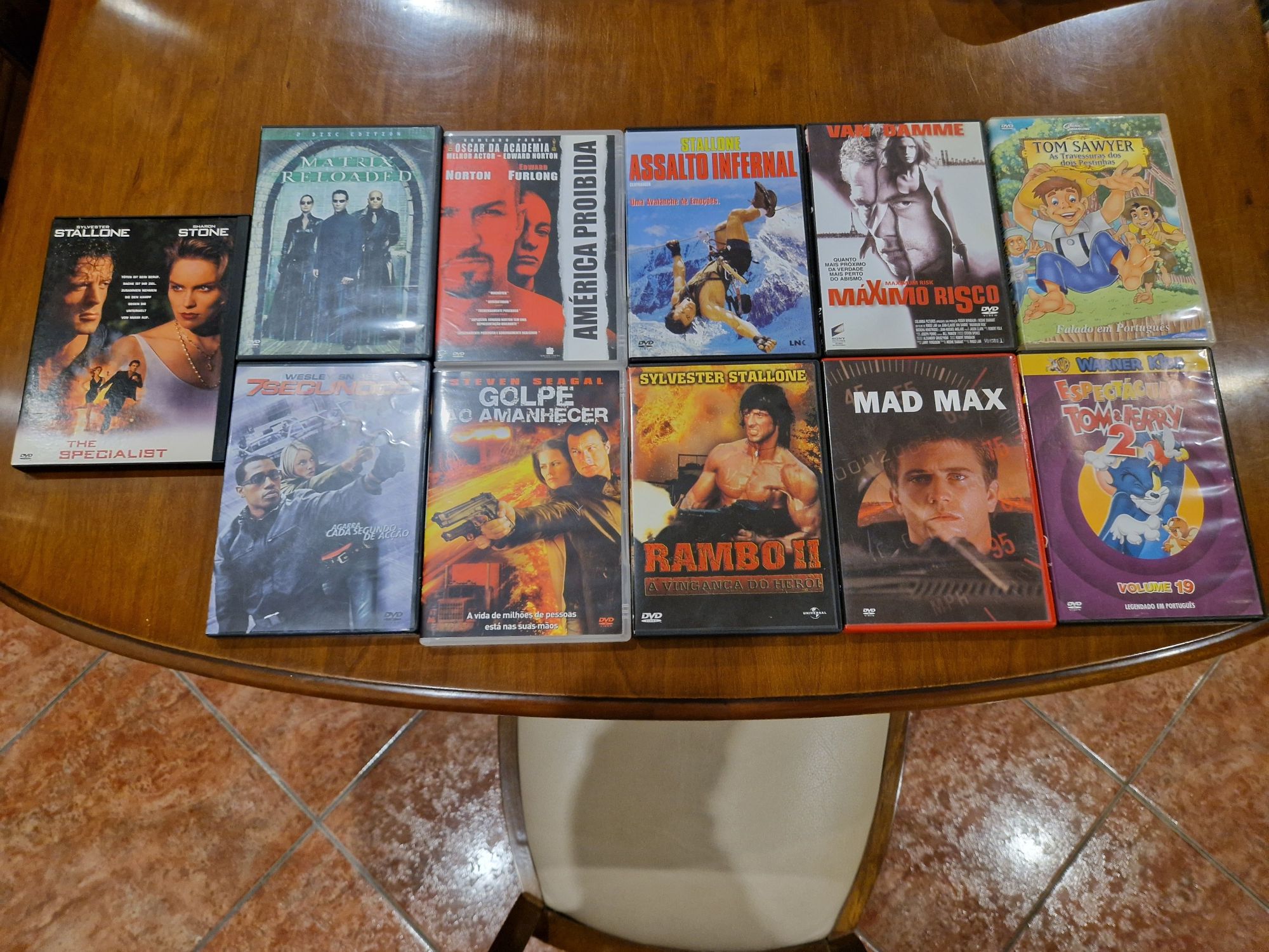 Vários DVD de filmes