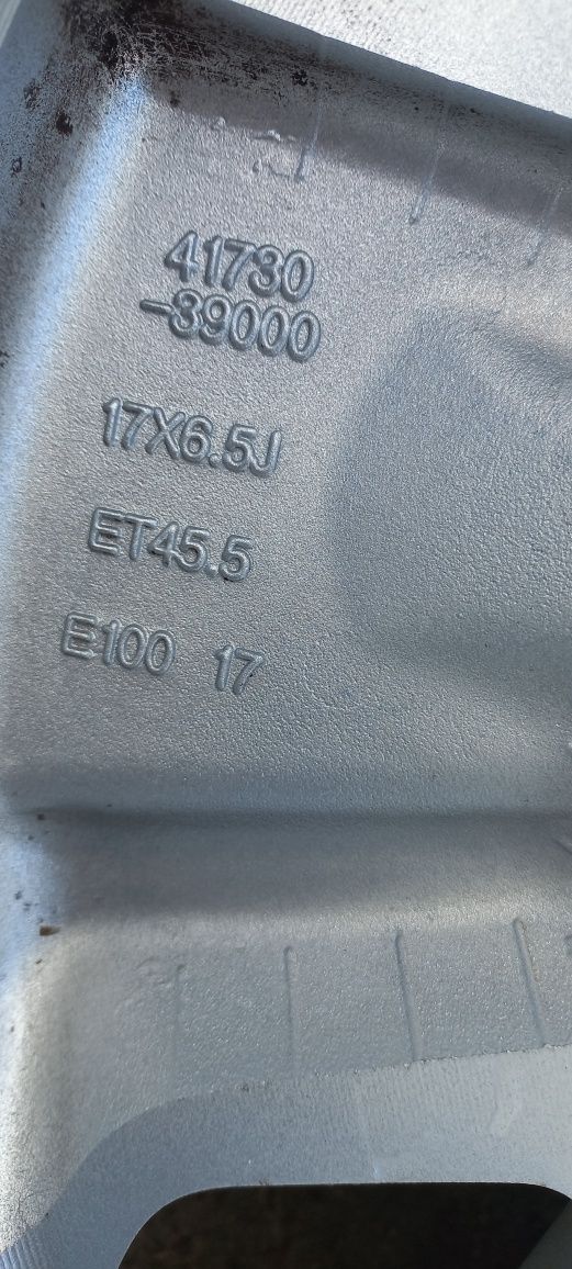 Oryginalne Felgi Aluminiowe SSANGYONG 17" 5x112 6,5J ET45,5 Idealne !