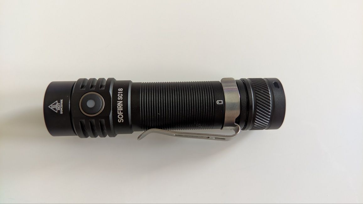 Latarka Sofirn SC18 black ,USB C, nowa, akumulator