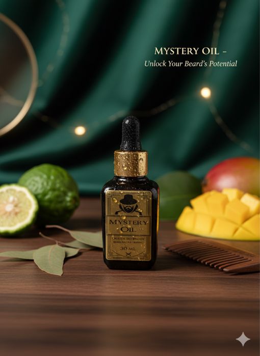 Mystery Oil - Professionalny naturalny olejek do brody PREMIUM