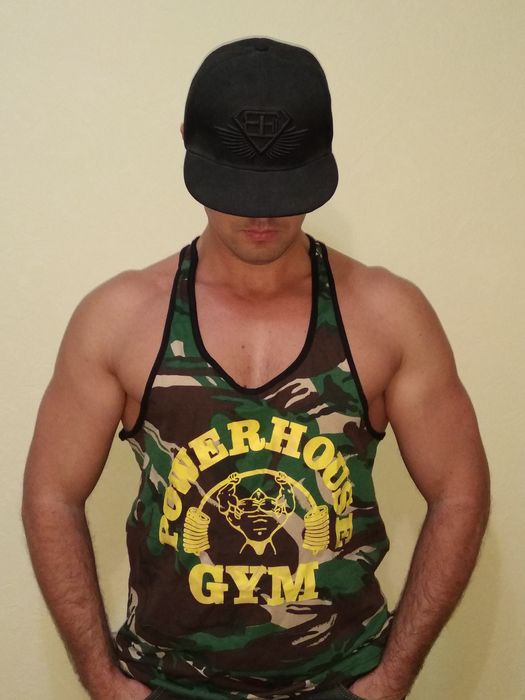 Майка для зала, бодибилдинга, тренировок BELEGEND, POWERHOUSE GYM