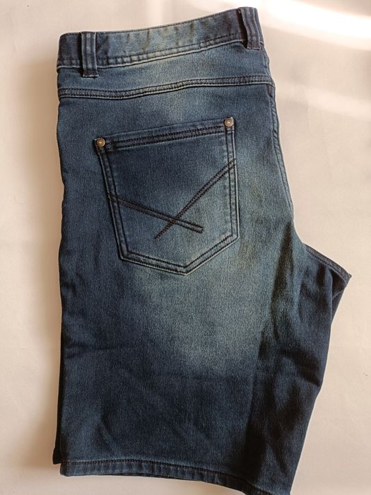 Spodnie męskie krótkie - LIDL - rozmiar 52- jeans (nowe)