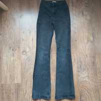 Spodnie ZARA jeans dzwony 34