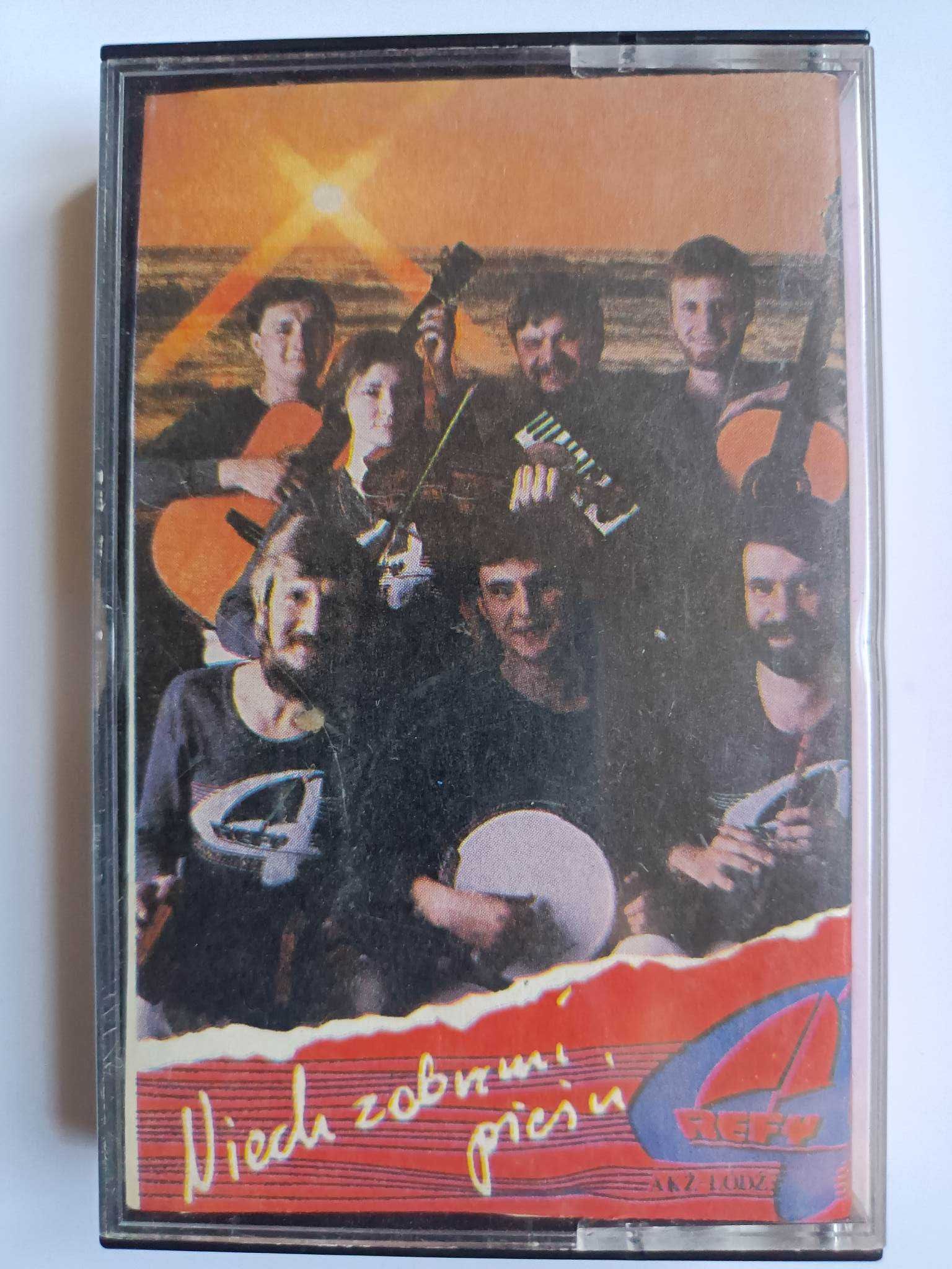 Cztery Refy "Niech zabrzmi pieśń" kaseta magnetofonowa szanty 80's