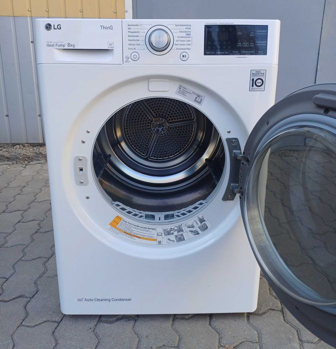 Сушильна машина LG RT8DIH1Q DUAL Inverter Heat Pump LG ThinQ по Wi-Fi