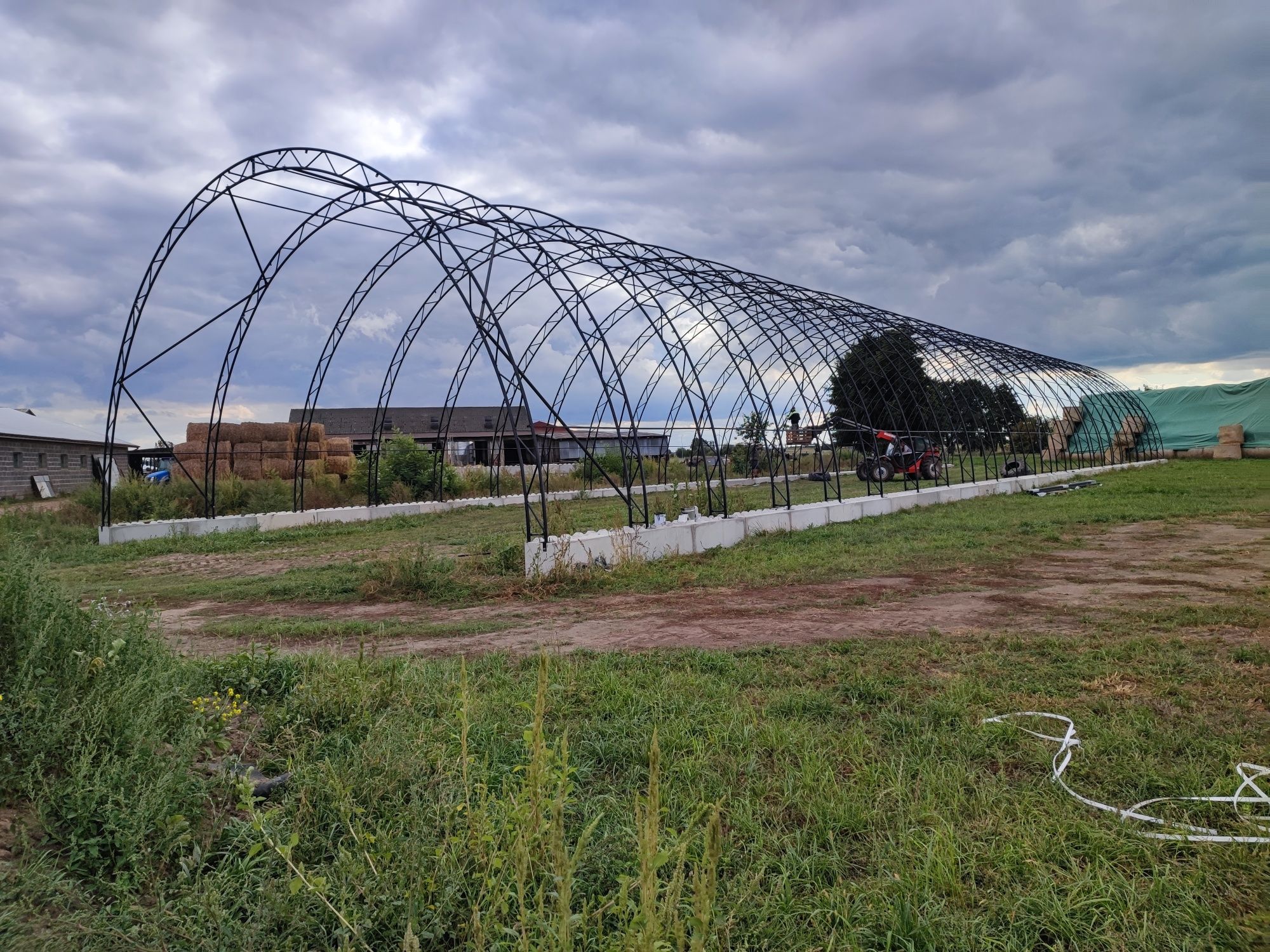 Hala Łukowa stalowa 14*30, inne szerokości , montaż cały kraj