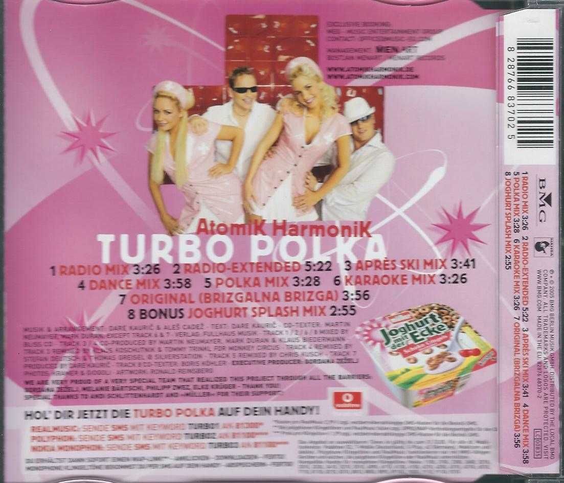 Maxi CD Atomik Harmonik - Turbo Polka (2005) (Hansa)