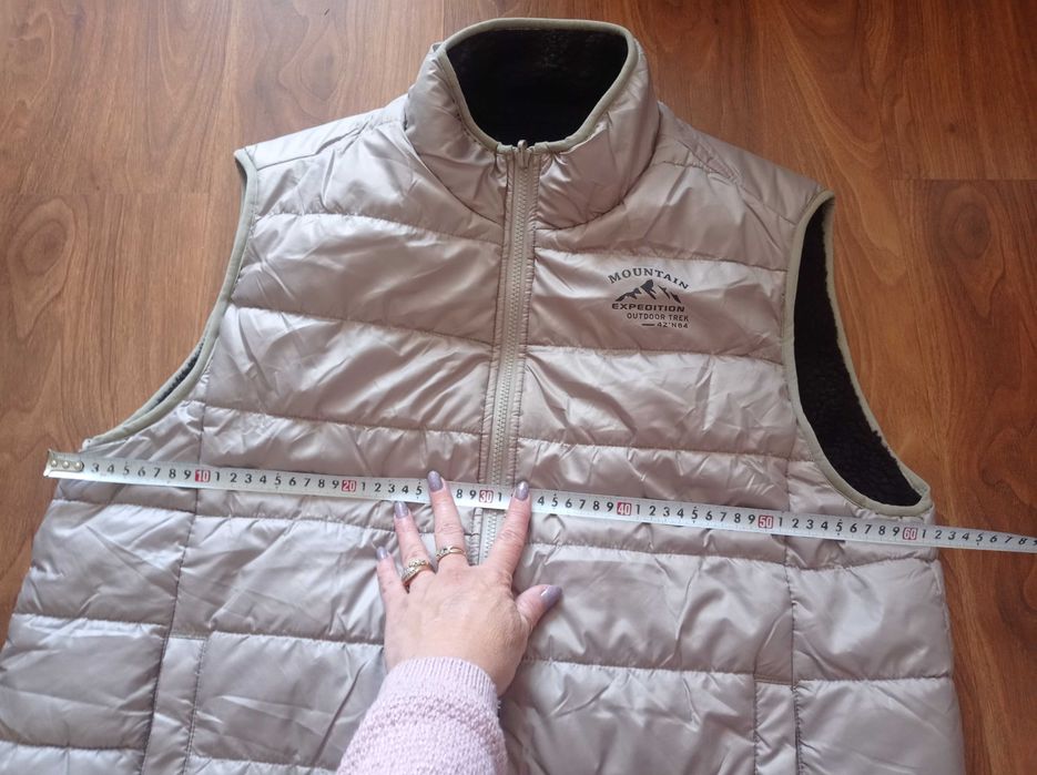 Mountain Bezrekawnik kamizelka pikowana meska 2stronna ocieplana  XL