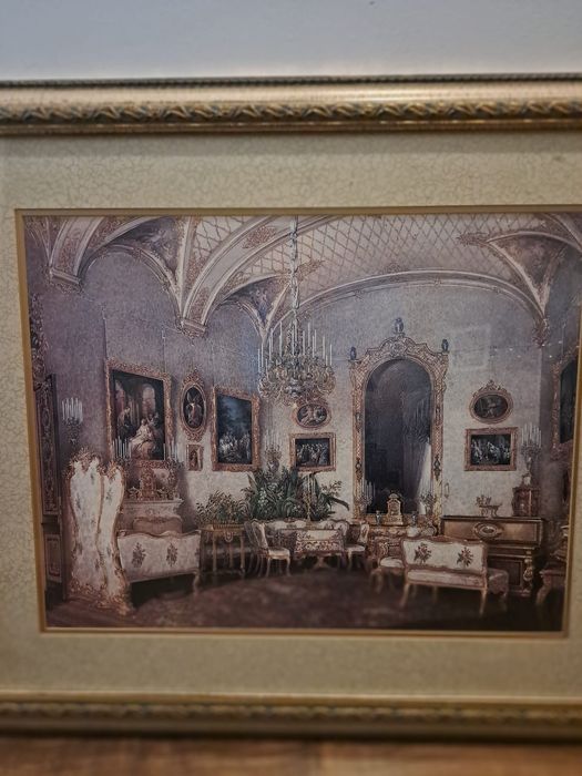 Obraz przedstawiajacy pokoj w Palacu