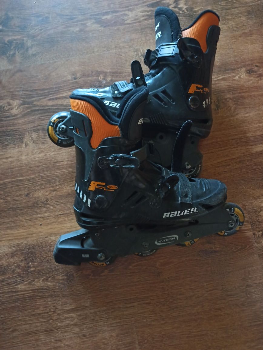 Rolki Bauer fx do. Wkładki 26 cm nowe kółka K2 skate active 2, 80