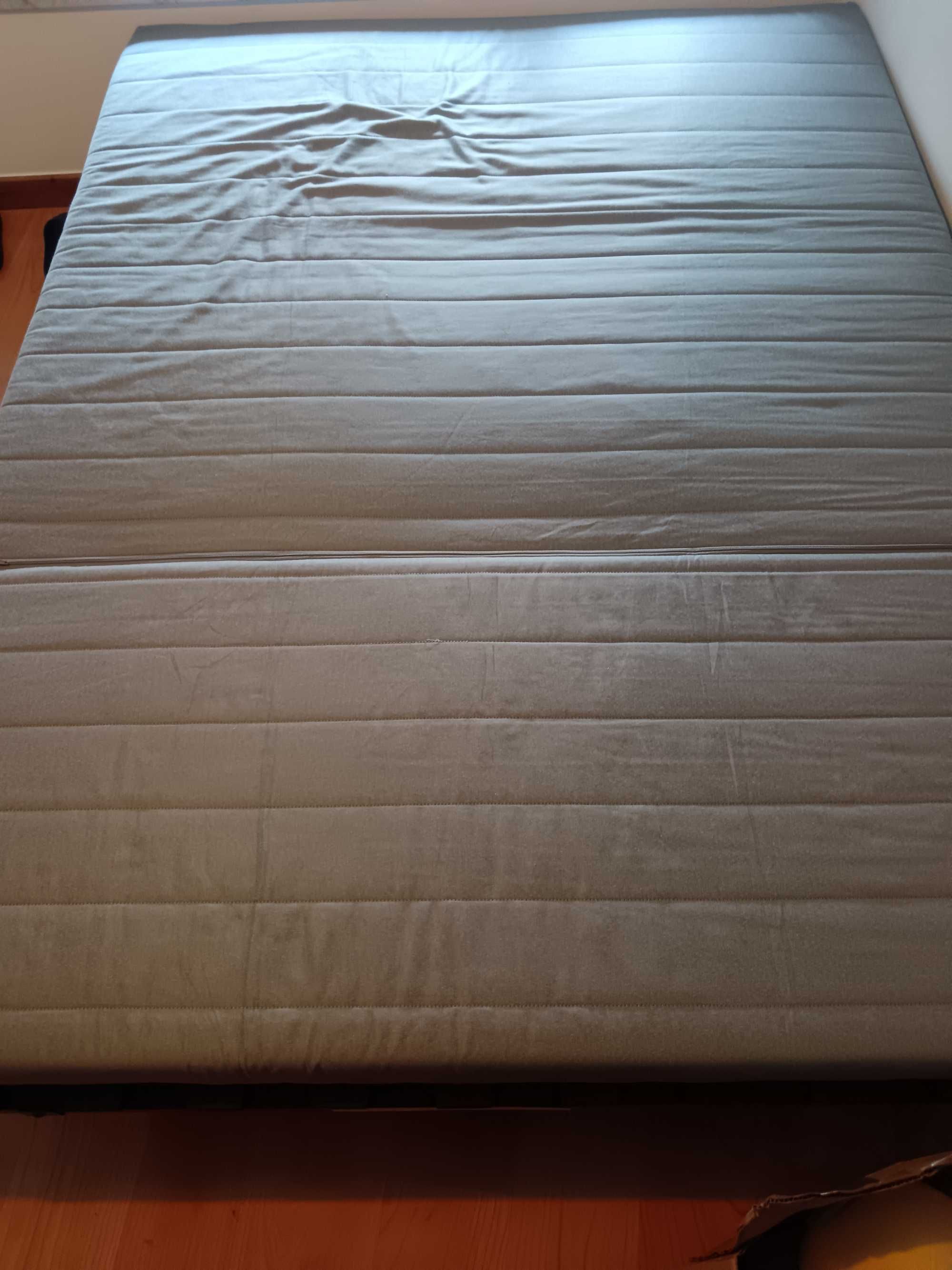 Sofá cama com capa  ikea