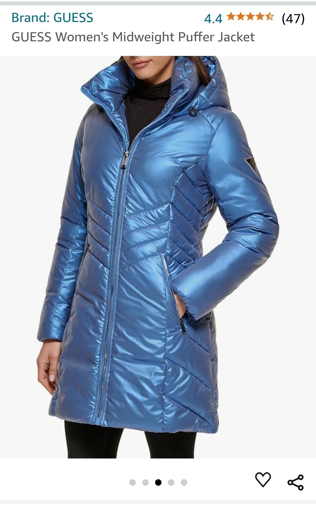 Куртка пальто пуховик GUESS  Размер M и L  Оригинал Гесс klein