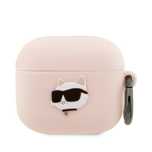 Karl Lagerfeld KLA3RUNCHP AirPods 3 cover różowy/pink Silicone Head 3D