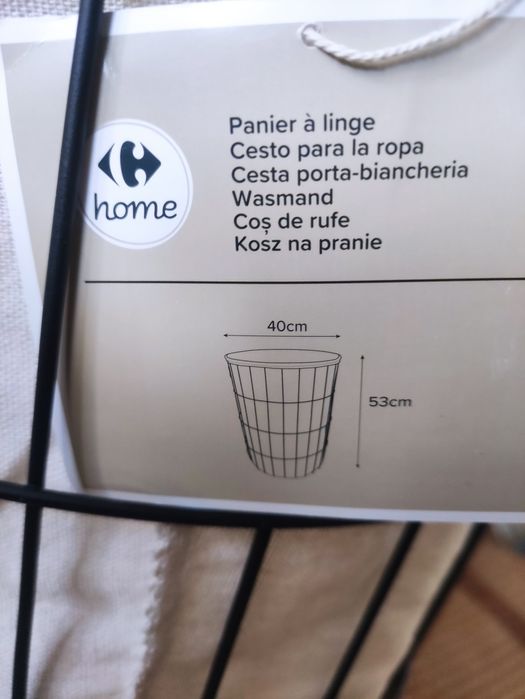 KOSZ metalowy na pranie sprzedam