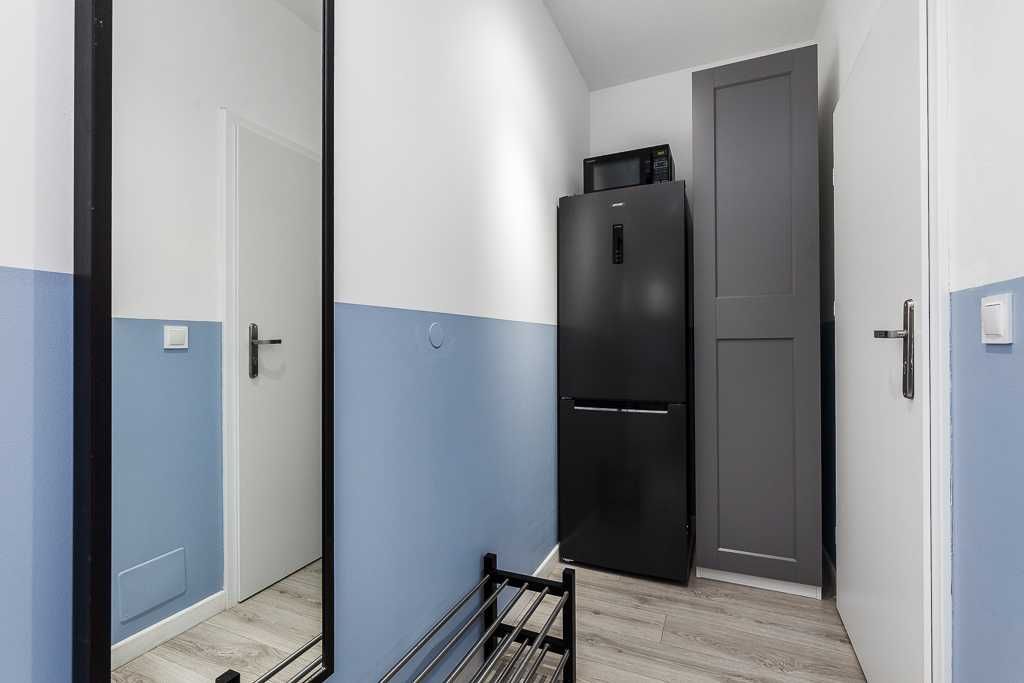 Pokój 15m2 Quattro Towers w małym mieszkaniu