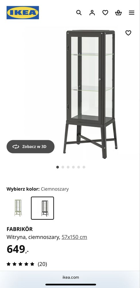 witryna IKEA Fabrikör