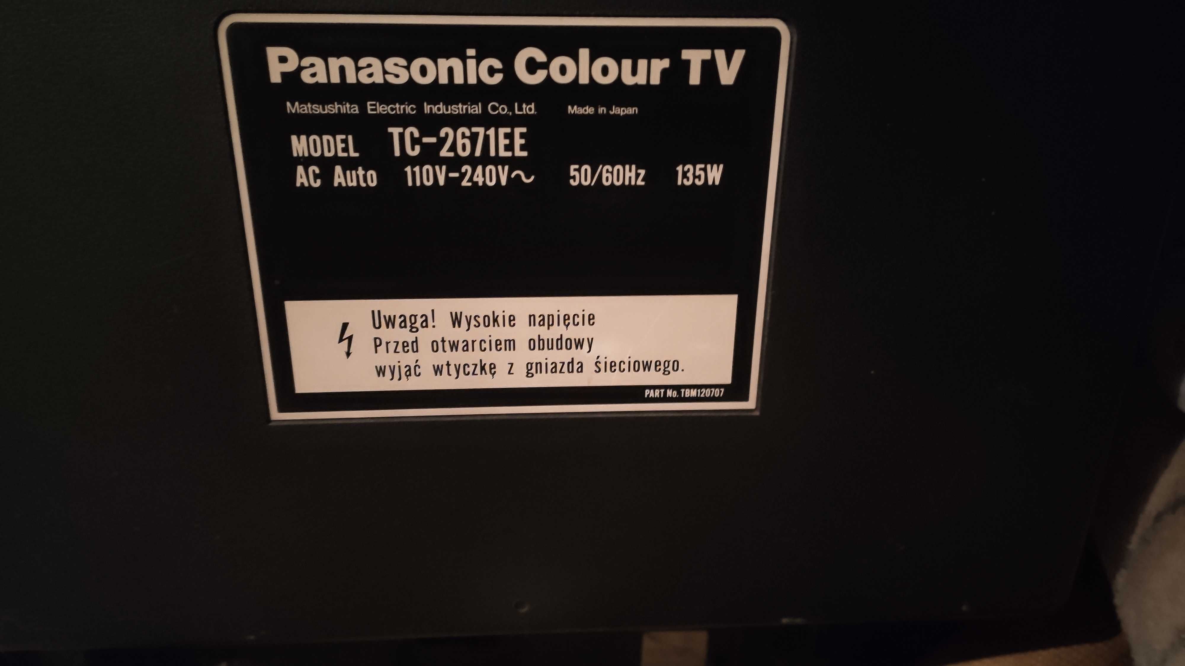 Telewizor CRT Panasonic Color TV TC-2671EE 26 cali japan