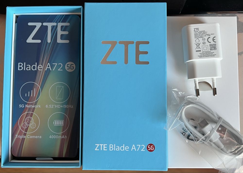 Smartphone ZTE Blade A72 5G