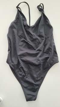 Czarny strój kąpielowy ASOS rozm S/M petite 10 38 jednoczęściowy