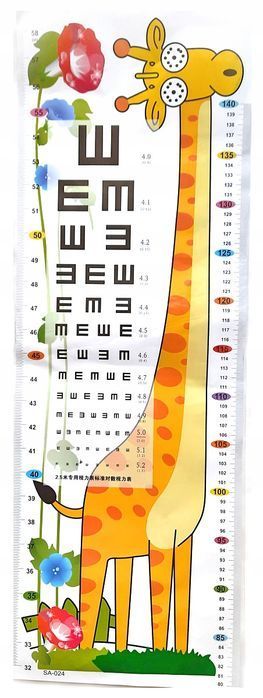 Miarka Wzrostu 70X24 Żyrafa