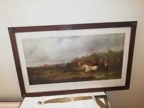 Quadro com motivos de Caça Real