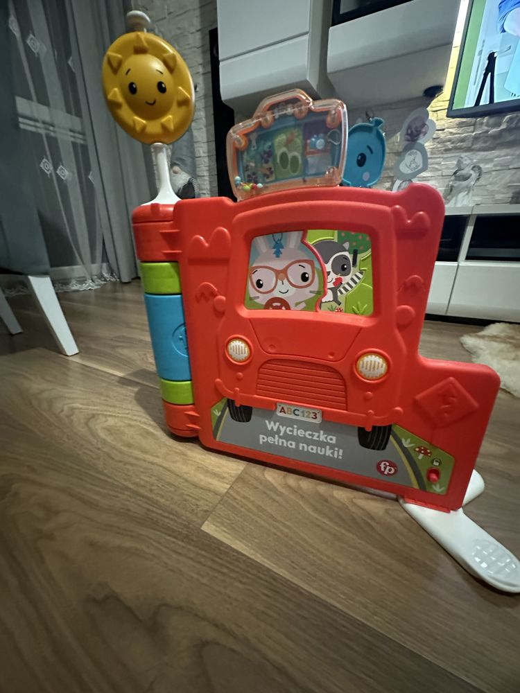 Edukacyjna Gigaksiążka Fisher Price wiek 6msc