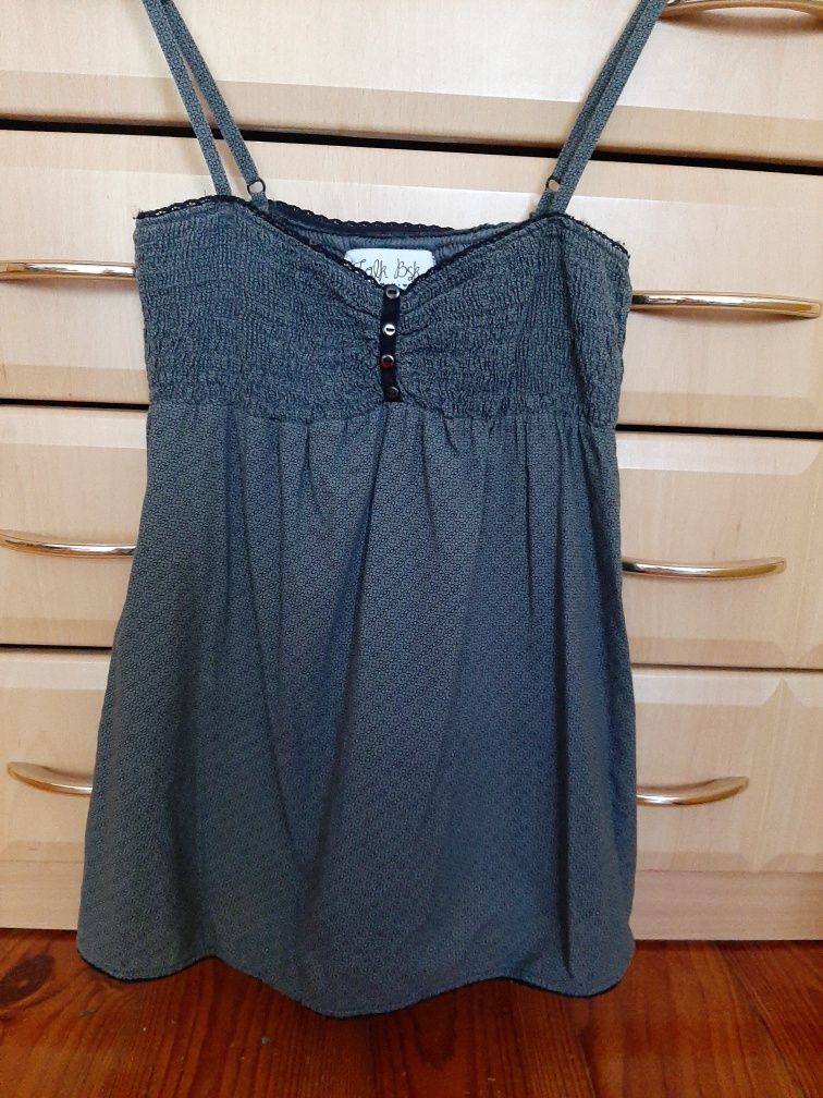 Bershka top bluzeczka przewiewna śliczna r.xs/s 34