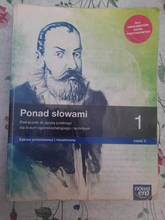 Ponad słowami 1, część 2, Nowa Era, język polski, liceum/technikum,