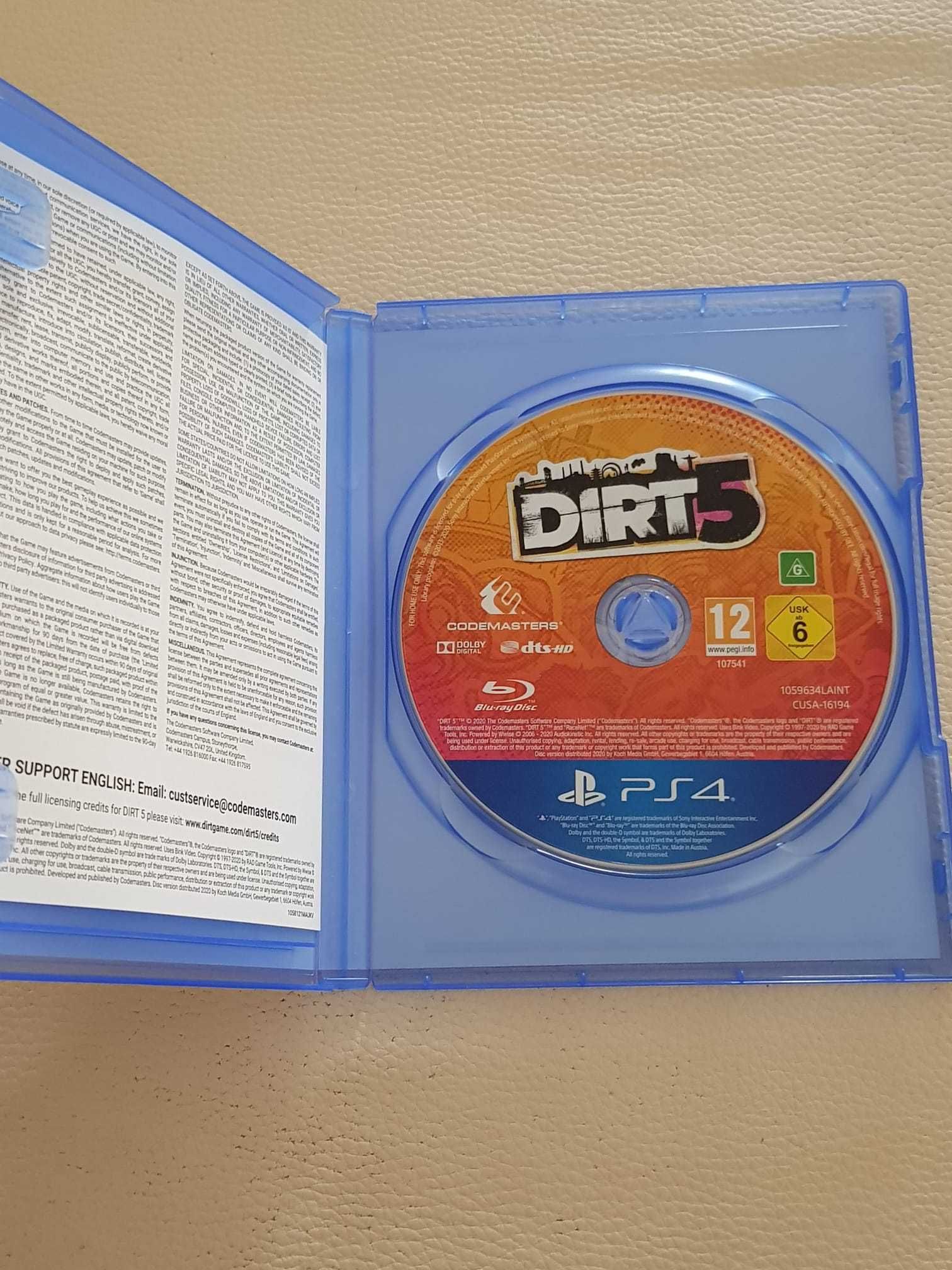 Jogo Dirt 5 PlayStation 4 PS4 WRC carros NOVO