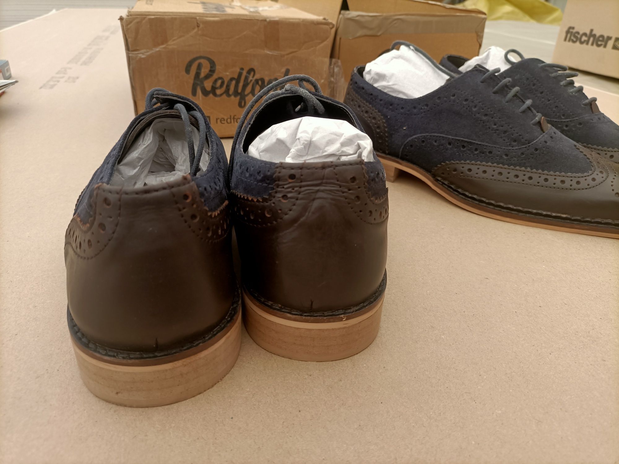 Męskie eleganckie buty garniturowe mokasyny RedFoot Gatsby rozmiar 41