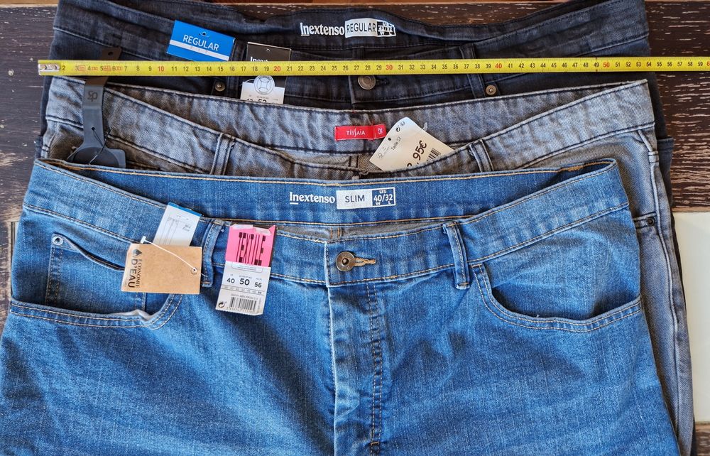 calças de ganga novos xxl