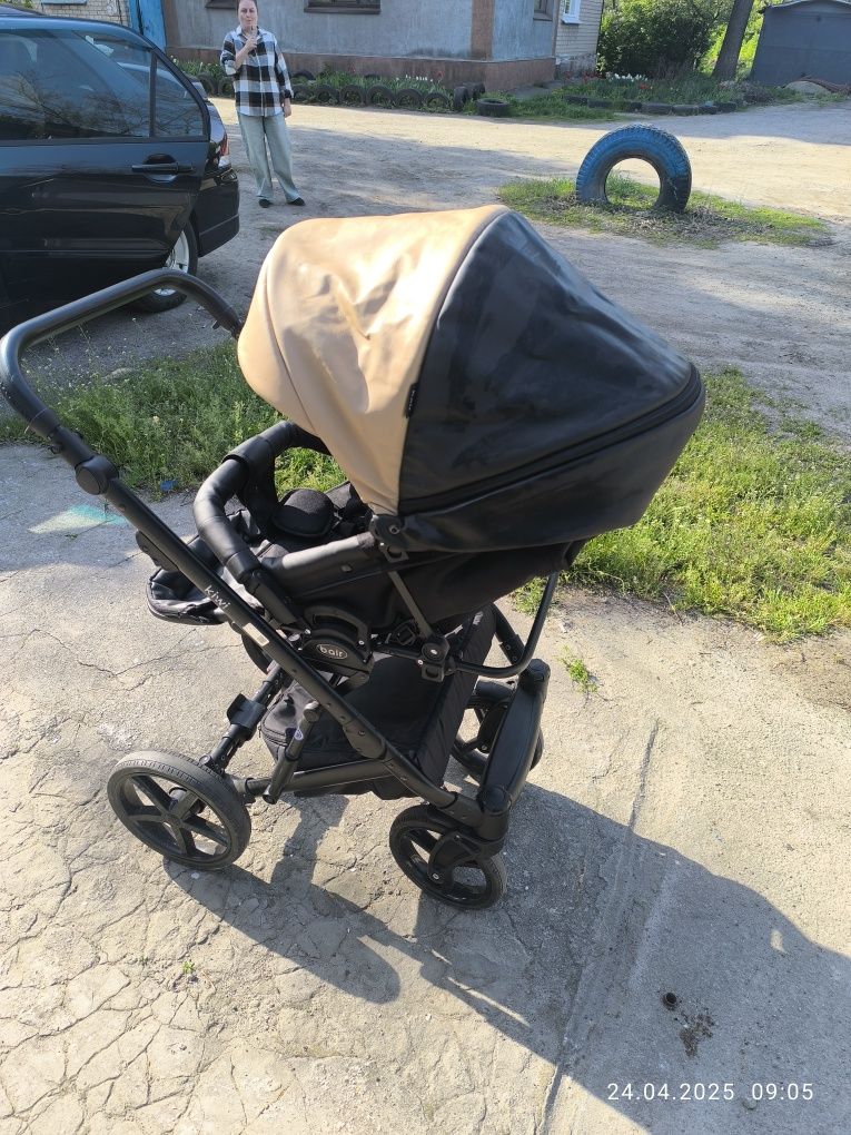 Коляска 2 в 1 Bair Kiwi Soft Капучино BKS-455 625509